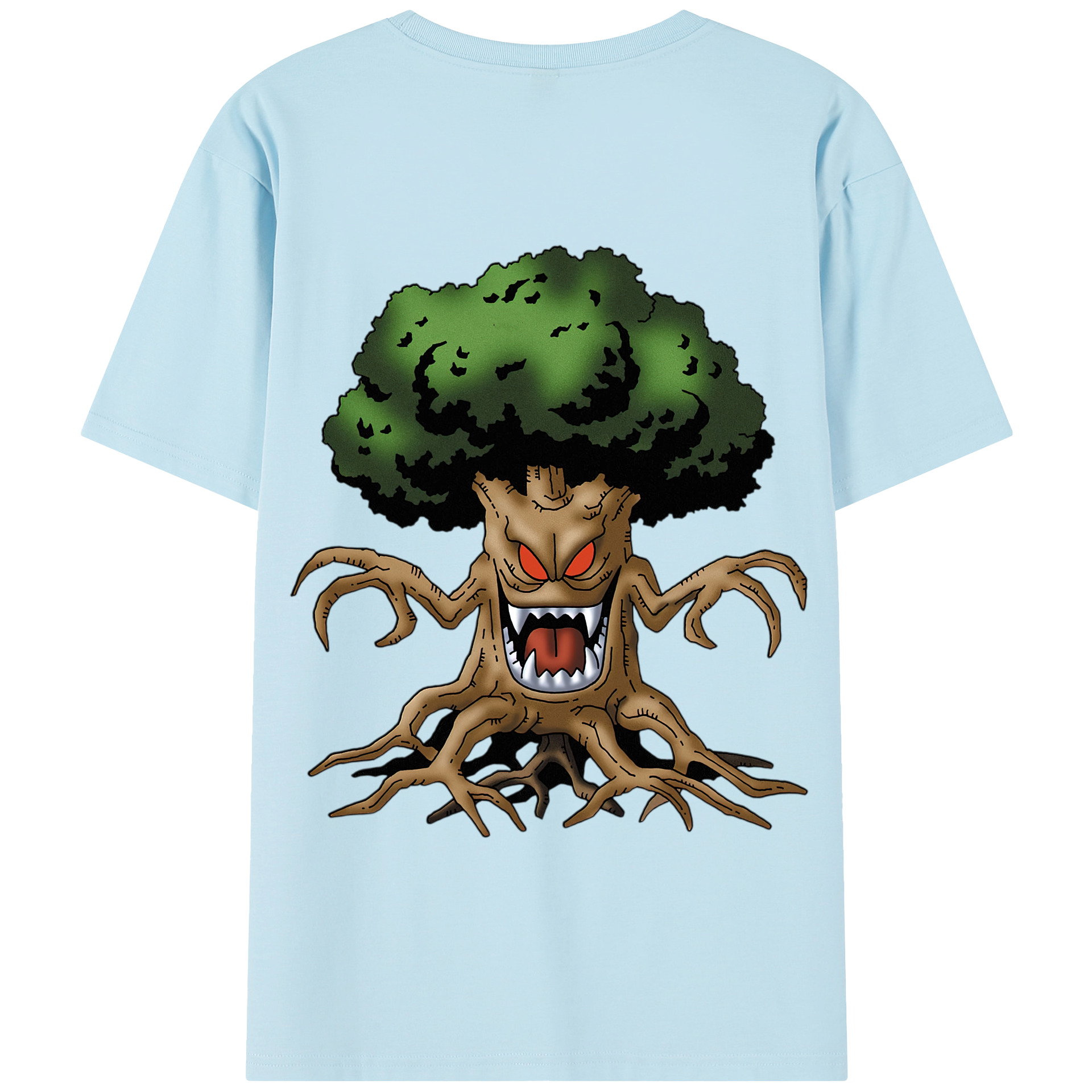 （画像用） ドラゴンクエスト Doragon Kuesuto Dragon Quest 綿100％半袖Tシャツ（背面プリント）
